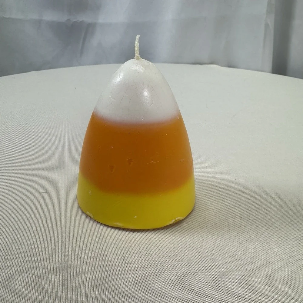 Candy Corn Candles‎ For Halloween Or Fall Decor